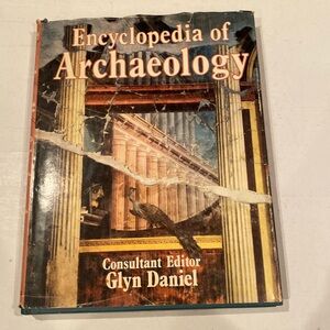 “Encyclopedia of Archaeology,” oversized hardcover with dust jacket